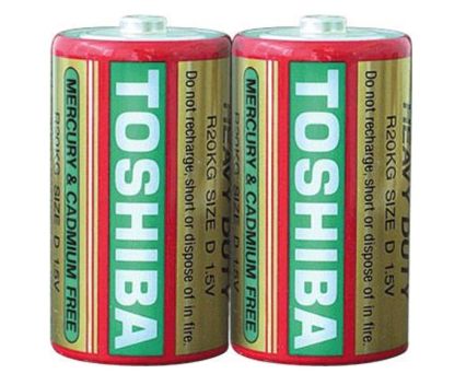 Батерии Toshiba Heavy duty R14K C 1.5V 2 бр
