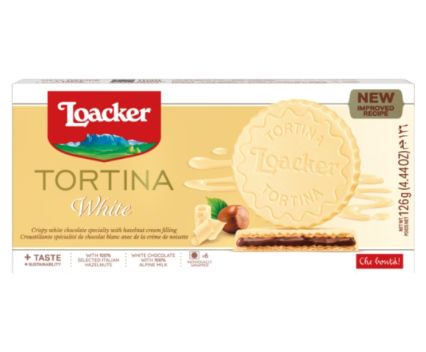 Вафли Loacker Tortina White 126 г