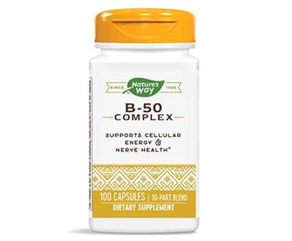 Витамин B50 Complex Без Глутен и Без Лактоза Nature’s Way 100 бр