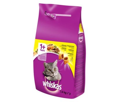 Котешка Храна с Пилешко Whiskas 1.4 кг