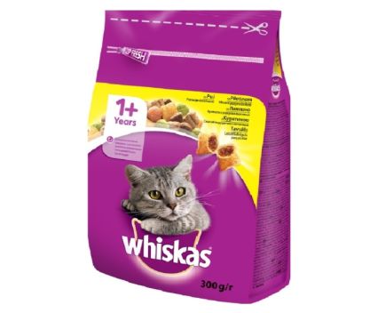 Котешка Храна с Пилешко Whiskas 300 г