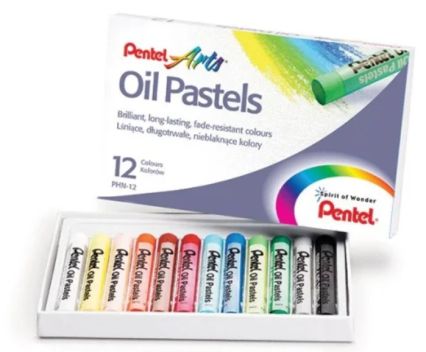 Маслени Пастели Pentel Arts 12 Цвята