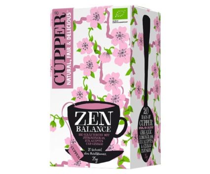 Био Чай с Лимонена Трева и Евкалипт Cupper Zen Balance 20 бр 35 г