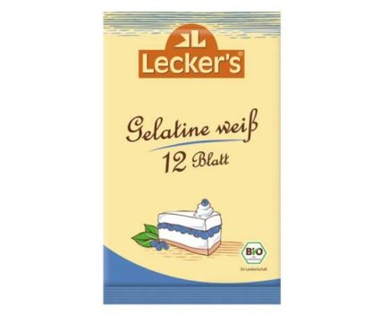 Био Желатин на Листа Lecker's 12 бр 20 г