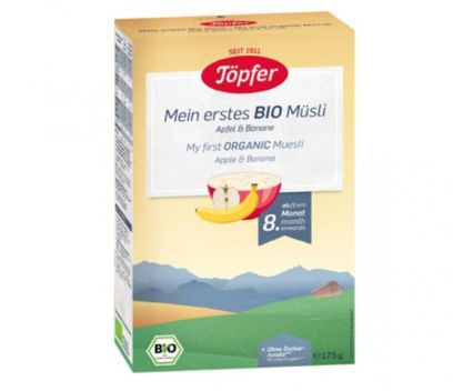 Моето Първо Био Мюсли Ябълка и Банан 8м+ Topfer 175 г