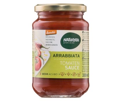 Био Веган Доматен Сос Арабиата Naturata Demeter 330 г