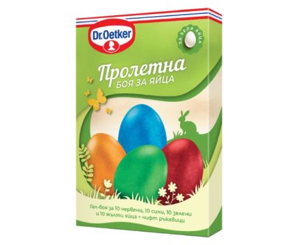 Пролетна Боя за Яйца 4 Цвята Dr Oetker 20 мл