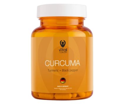 Хранителна Добавка Без Глутен Curcuma Vital Concept 60 бр