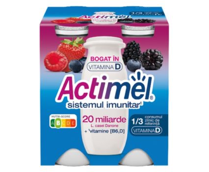 Млечнокисела Напитка Actimel Горски Плод 4 бр  х 100 г