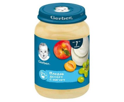 Плодов Десерт Йогурт Gerber 190 г