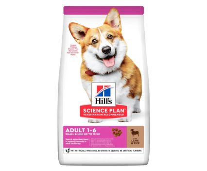Храна за Дребни Кучета с Агнешко Месо и Ориз Science Plan Hills 1.5 кг
