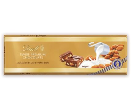 Млечен Шоколад Lindt Gold Бадем 300 г