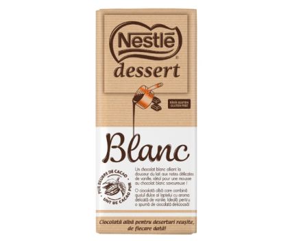 Бял Шоколад за Готвене Nestle Dessert Blanc 180 г