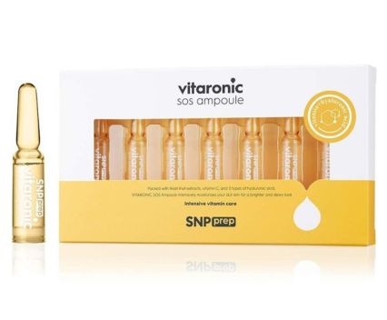 Ампули за Лице с Витамини и Хиалуронова Киселина SNP Vitaronic SOS 7 бр