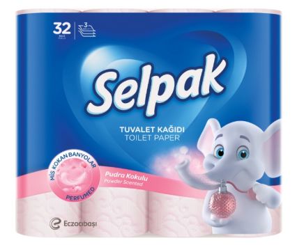 Тоалетна Хартия Selpak Pudra 3 пл. 32 бр