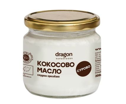 Био Кокосово Масло, Студенопресовано Dragon Superfoods 300 мл