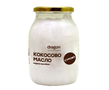 Био кокосово масло, студенопресовано Dragon Superfoods 1 л