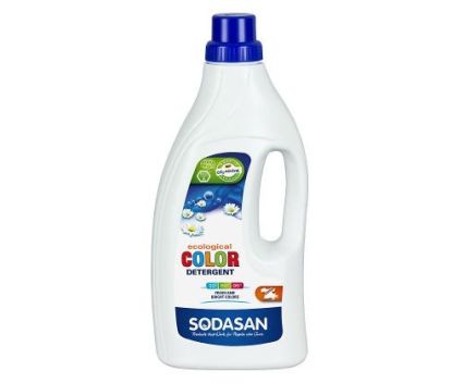 Еко течен перилен препарат за цветно пране Sodasan 1.5л