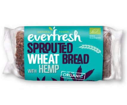 Био хляб от покълнала пшеница и конопени семена EverFresh 400 г