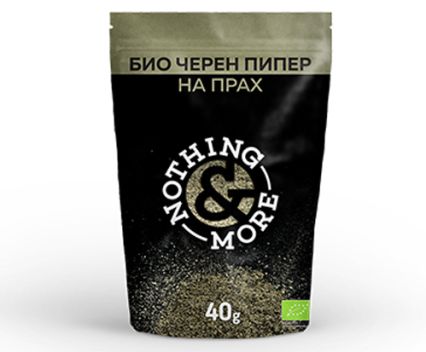 Био Черен Пипер на Прах Nothing More 40 г