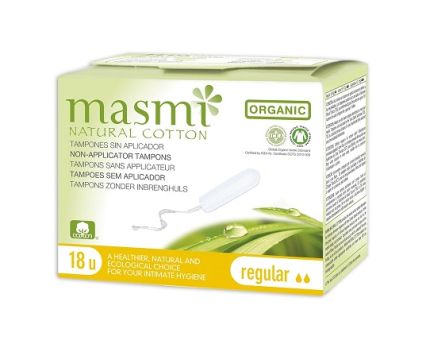 Тампони, нормални Masmi Natural Cotton 18бр