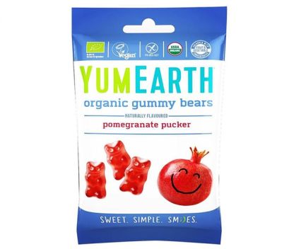 Био желирани мечета с вкус на нар YumEarth 50 г