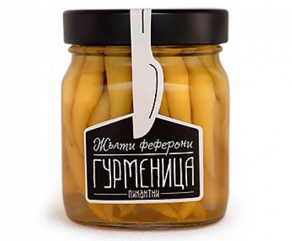 Жълти феферони Гурменица 314мл