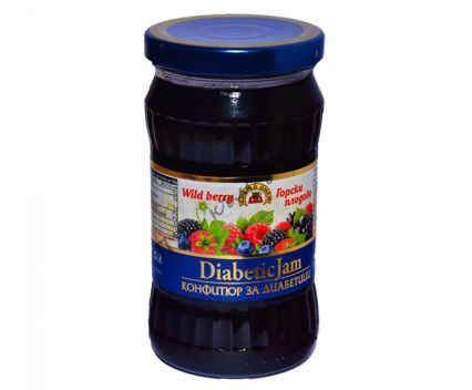 Конфитюр за диабетици Diabetic Jam горски плодове 340 г