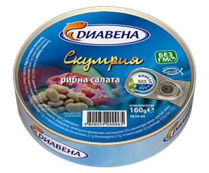 Консерва рибна салата Диавена 