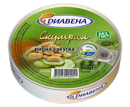 Консерва скумрия закуска Диавена 