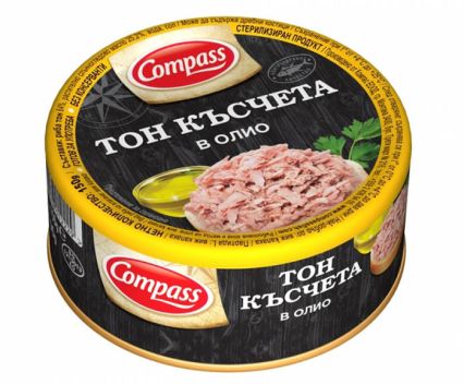 Риба Тон Compass Късчета в Олио 150 г