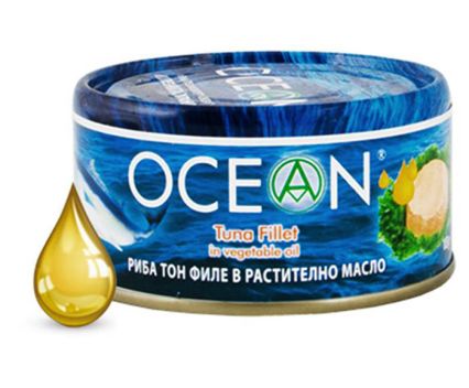 Консерва Риба тон филе Ocean в растително масло 95 г