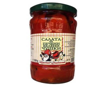 Салата от Печени Белени Чушки Merlini & Danimond 550 г