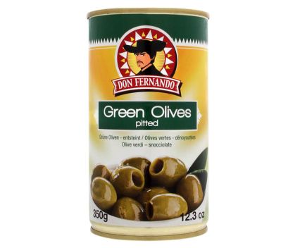 Зелени маслини без костилка Don Fernando 350 г