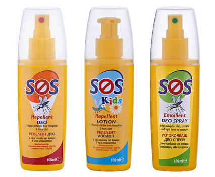 Пакет: SOS Kokona - Репелент срещу комари + Репелент за деца срещу комари + Успокояващ Део