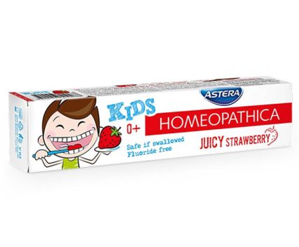Детска хомеопатична паста за зъби Astera ягода 50мл