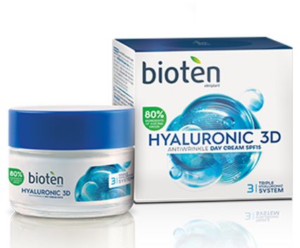 Дневен крем против бръчки Bioten Hyaluronic 3D 50 мл