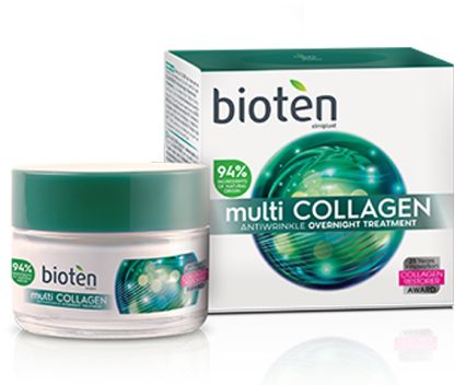 Нощен крем против бръчки Bioten Multi Collagen 50 мл