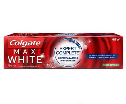 Паста за зъби Colgate Max White Expert Complete 75мл