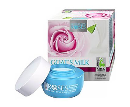 Дневен крем с козе мляко за нормална до смесена кожа Nature of Agiva Roses