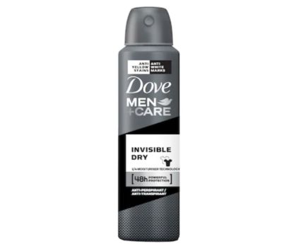 Део спрей за мъже Dove Invisible Dry 150 мл