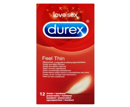 Презервативи Durex Feel Thin 12 бр