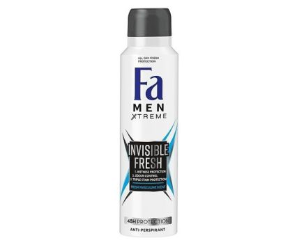 Део спрей за мъже Fa Xtreme Invisible Fresh 150 мл