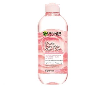 Мицеларна вода за чувствителна кожа с розова вода Garnier 400 мл