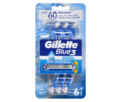 Самобръсначки Gillette Blue 3 Cool 6 бр.
