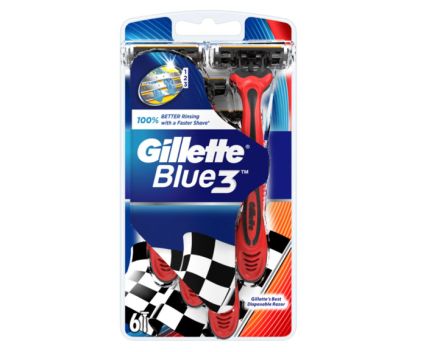Самобръсначки Gillette Blue 3 Nitro 6 бр.