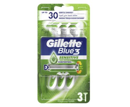 Самобръсначки Gillette Blue 3 Sensitive 3 бр.