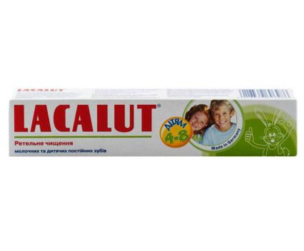 Детска паста за зъби Lacalut - 4-8г
