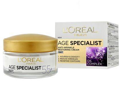 Възстановяващ дневен крем L'Oreal Age Specialist 55+ 50 мл
