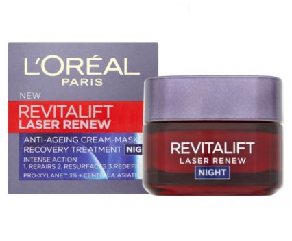 Нощен крем против бръчки L'Oreal Revitalift Laser Renew 50 мл